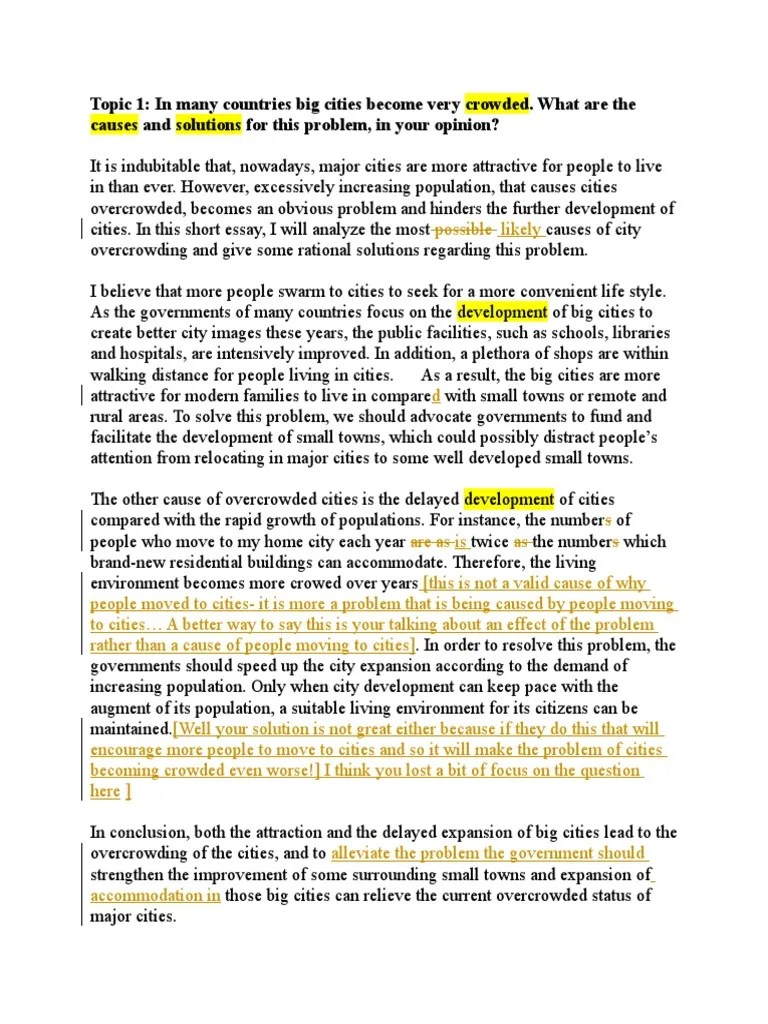 IELTS Essay | PDF | Vocabulary | Essays