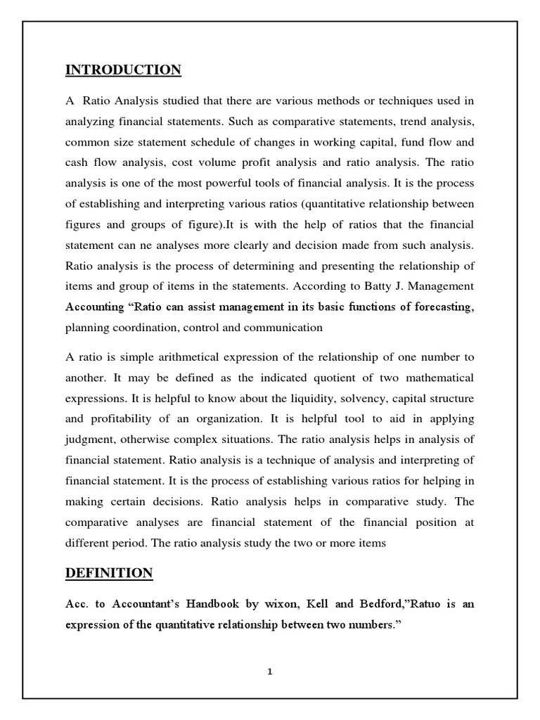 Ratio Analysis | PDF | Equity (Finance) | Dividend