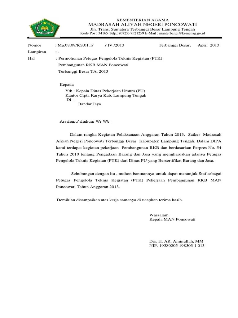 Pada dasarnya setiap lembaga atau instansi pasti mempunyai logo atau kop sebagai ikon dari lembaga tersebut. Kop Surat Pdf
