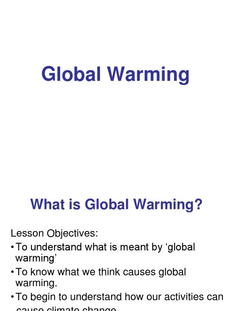 Global Warming | PDF | Global Warming | Greenhouse Effect