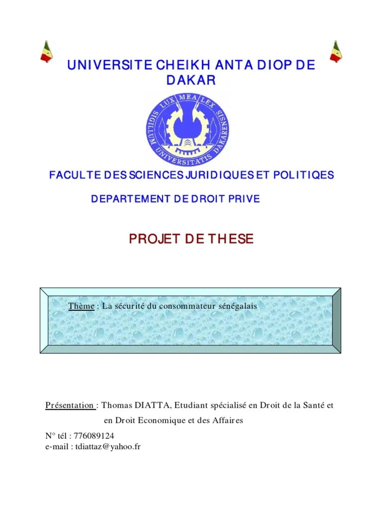 PDF Télécharger exemple d un projet de thèse de doctorat Gratuit PDF |  PDFprof.com