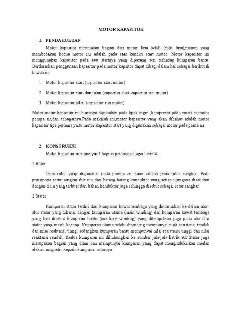 Motor Kapasitor 1