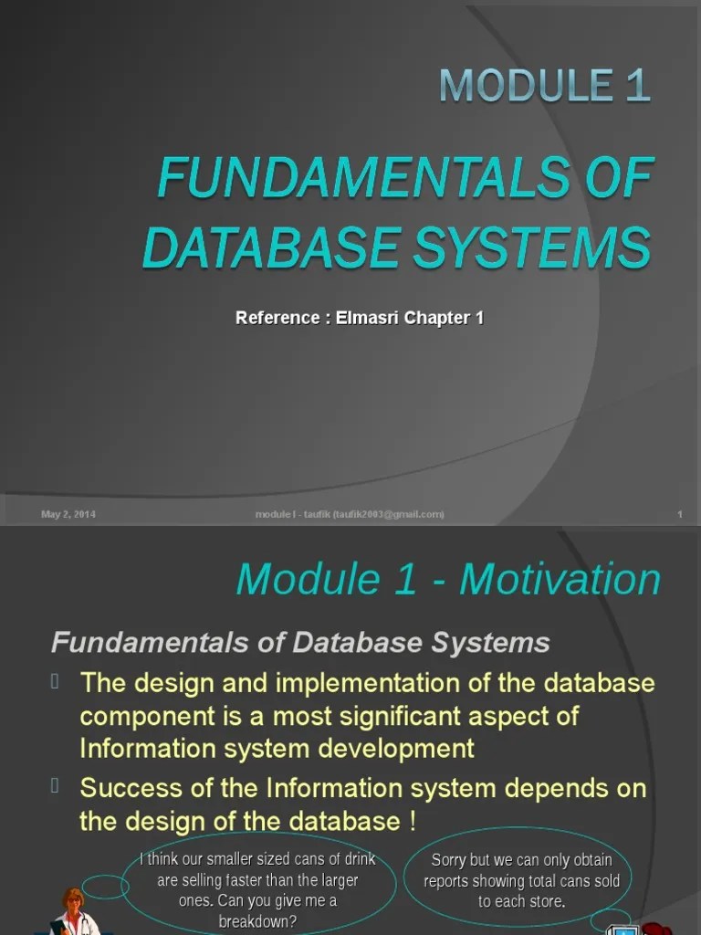 Reference: Elmasri Chapter 1 | PDF | Databases | Information Management