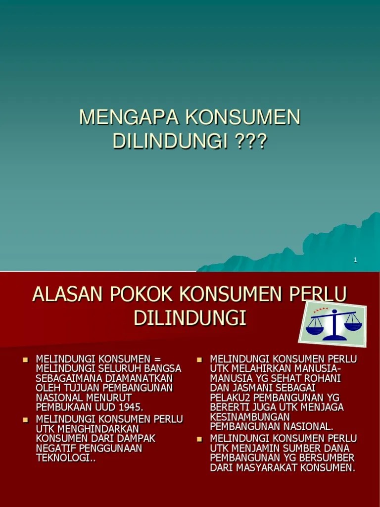 Dikenal ada empat hak dasar konsumen yang harus dilindungi,. Perlindungan Konsumen Slide