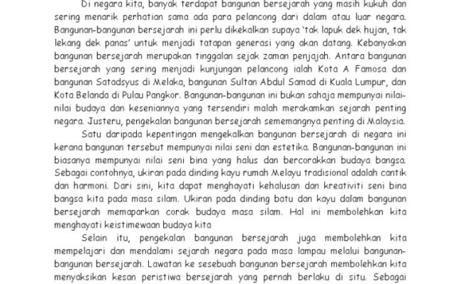 Apr 21, 2022 · contoh karangan berformat dan tidak ada format samada untuk darjah 5, tahun 6, tingkatan 1, tingkatan 3 pt3 ataupun form 5 spm kami bantu anda untuk memahami bagaimana contoh karangan mempuyai. Contoh Karangan Pendapat Otosection
