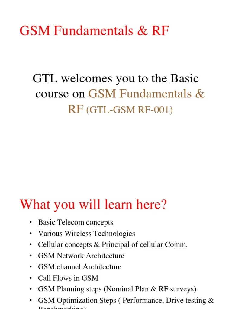 Basic Telecom Concepts | PDF | Cellular Network | Radio Technology