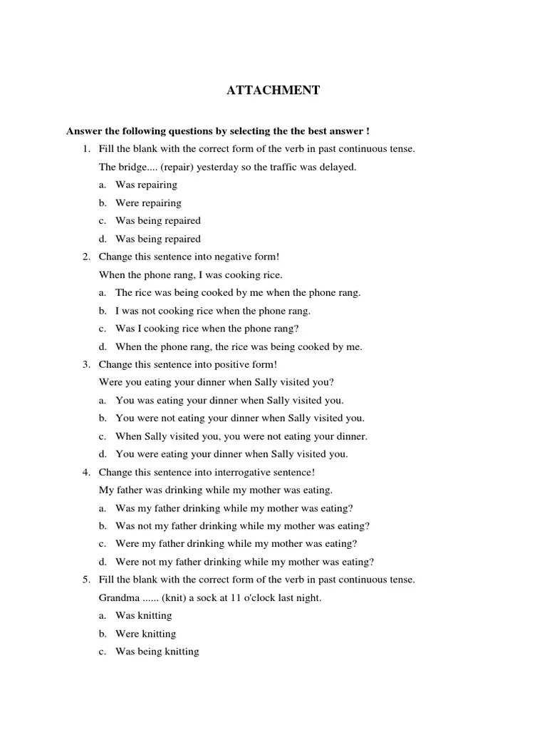 Fill in the correct form. Contoh Soal Simple Present Tense Pilihan Ganda Beserta Jawabannya Contoh Soal Terbaru