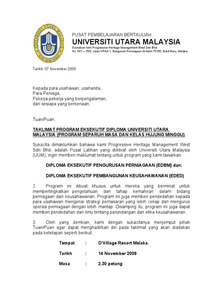 Contoh Surat Kiriman Rasmi Untuk Tidak Hadir Ke Sekolah Karangan Surat Sekolah 