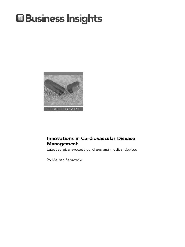 Innovations In Cardiovascular Disease Management | PDF | Angina Pectoris | Heart Valve