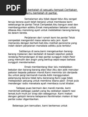 Bahasa melayu tahun 4 by razali_din. Contoh Karangan Pengalaman Pulang Ke Kampung Pdf