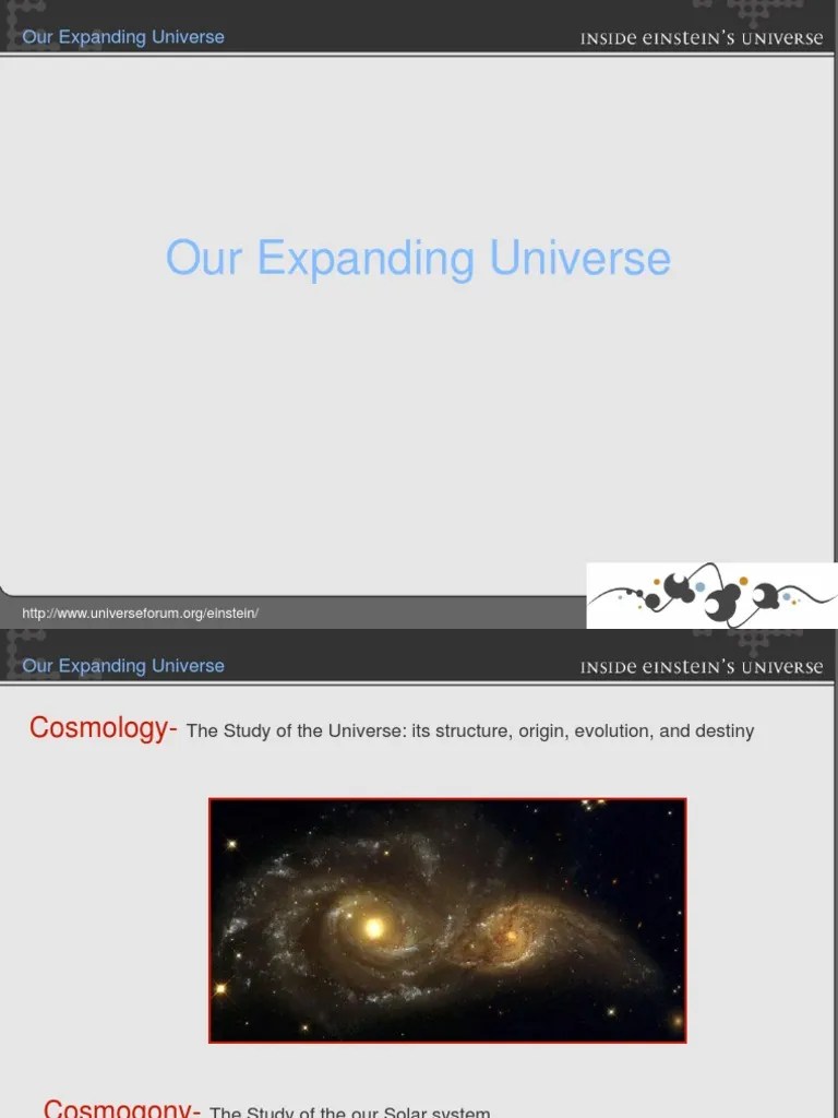 Expanding Universe | PDF | Metric Expansion Of Space | Big Bang