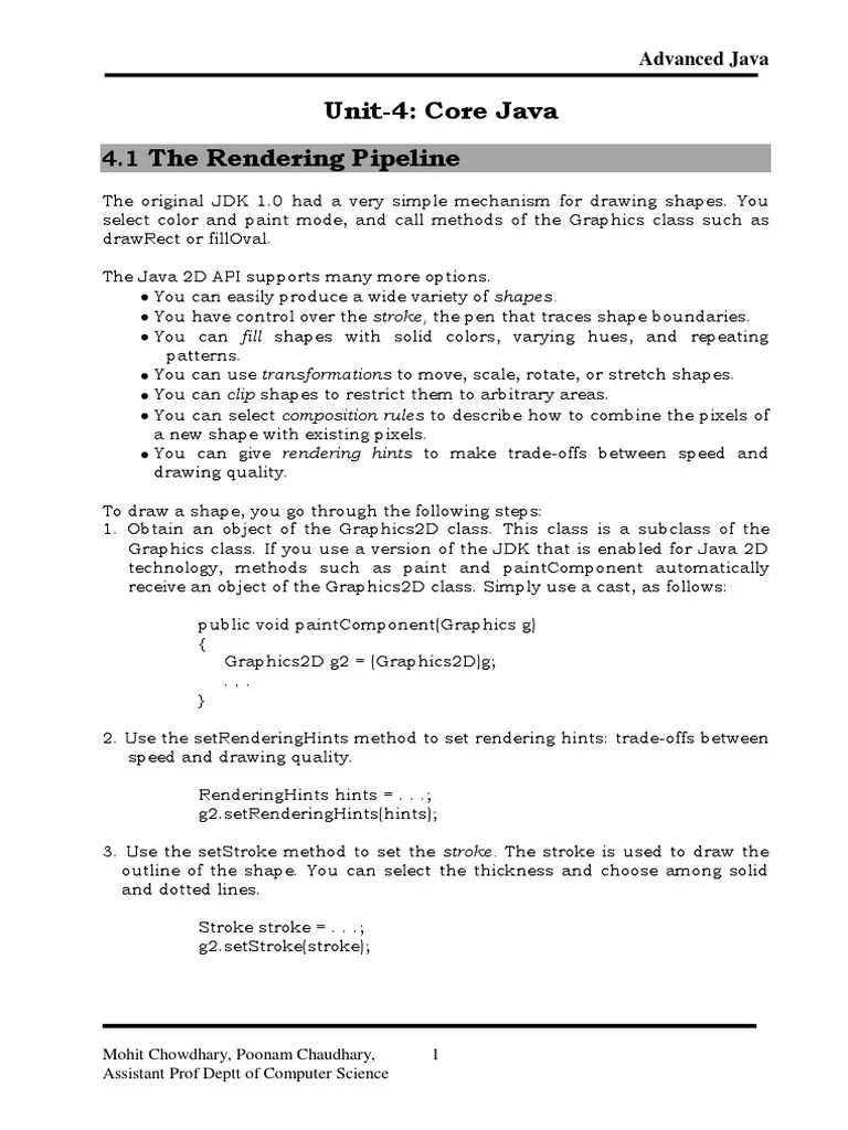 Unit 4-Awt | PDF | File Format | 2 D Computer Graphics
