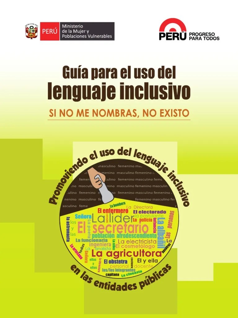 Guia Lenguaje Inclusivo | PDF