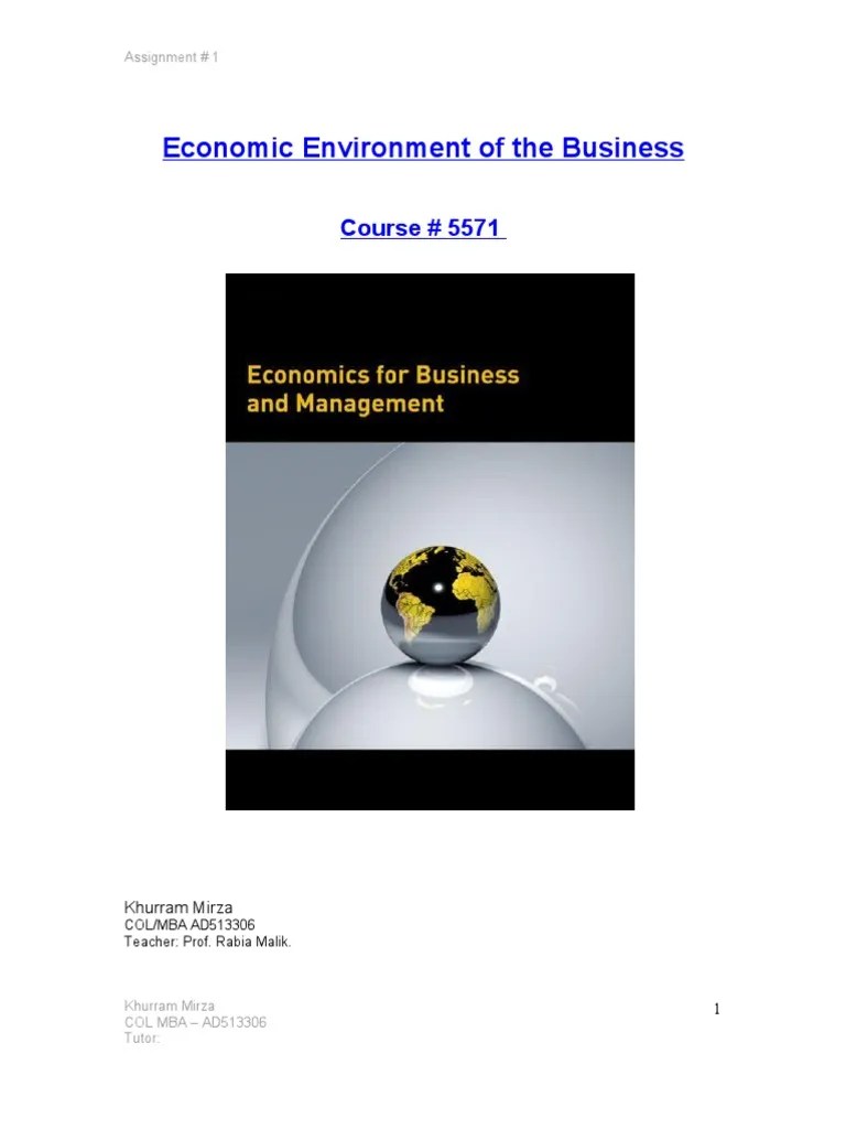 Economics Of Business | PDF | Demand | Price Elasticity Of Demand