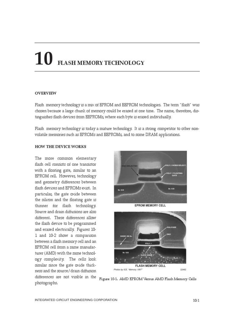 Sec10 Flash Memory Computer Memory