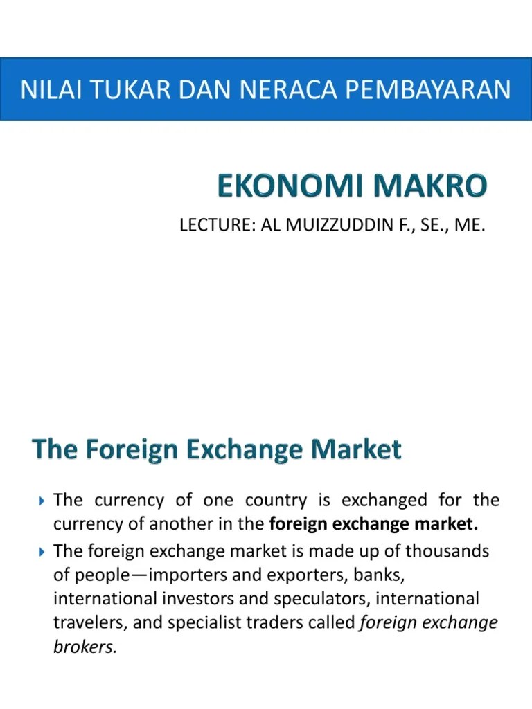 An Overview Of Foreign Exchange Markets, Exchange Rates, And Their ...