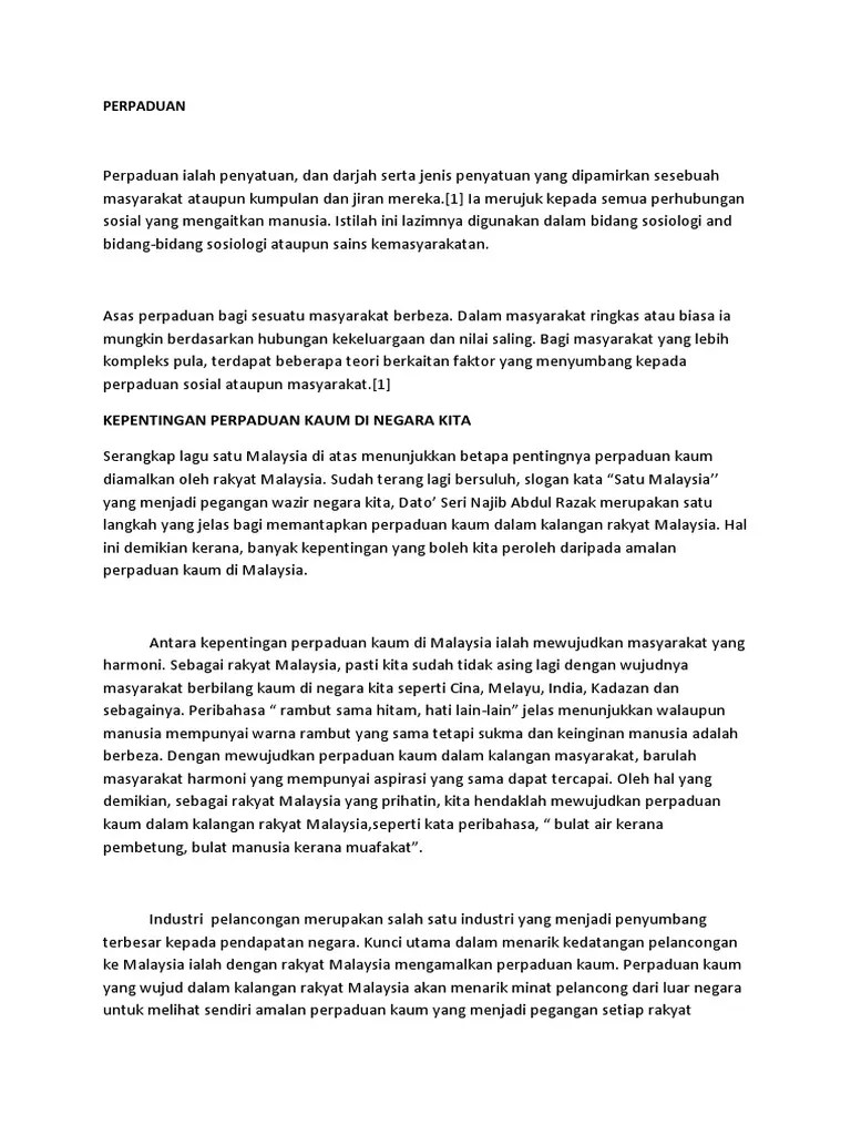 Cara cara untuk mengekalkan perpaduan . Langkah Langkah Mengekalkan Perpaduan Masyarakat