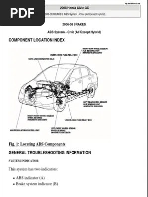 2006 2009 Honda Civic Service Manual