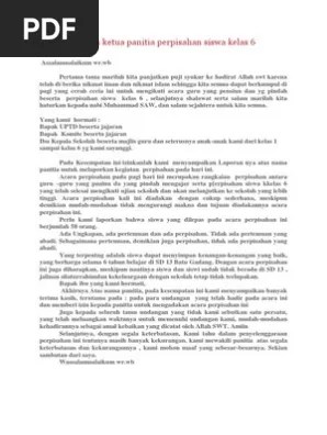 Laporan Ketua Panitia Perpisahan Smp Seputar Laporan Admin blog Seputar Laporan 2019 juga mengumpulkan gambar-gambar lainnya terkait contoh laporan ketua panitia perpisahan dibawah ini.