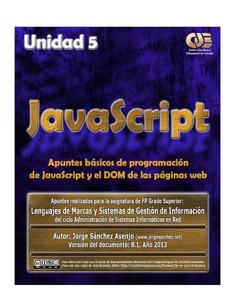 Manual Java Script - Bueno | PDF