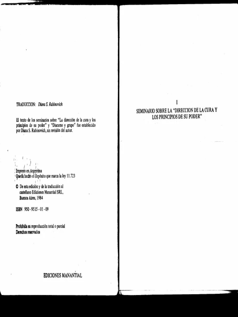 Seminario E Laurent 1981 Bs As Parte 1 Lacan Clasico | PDF | Jacques Lacan | Psicoanálisis