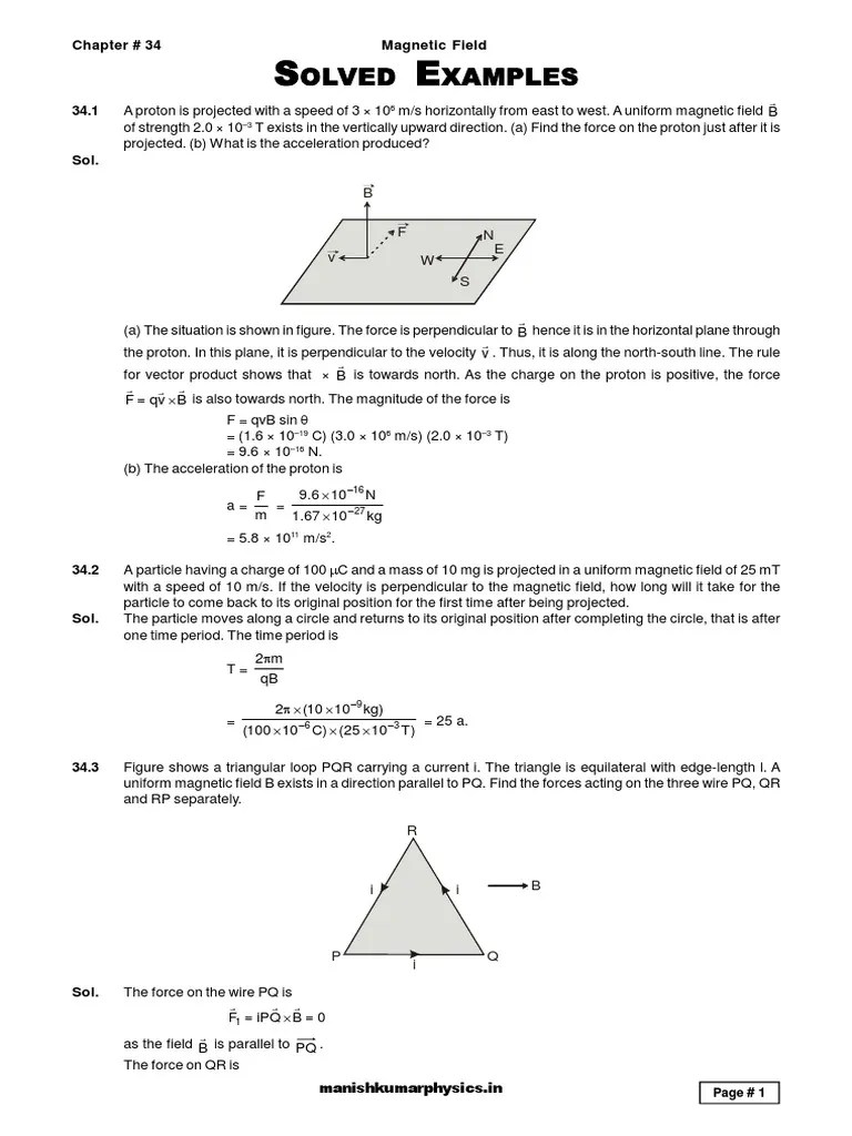 Magnetic Field | PDF | Magnetic Field | Force