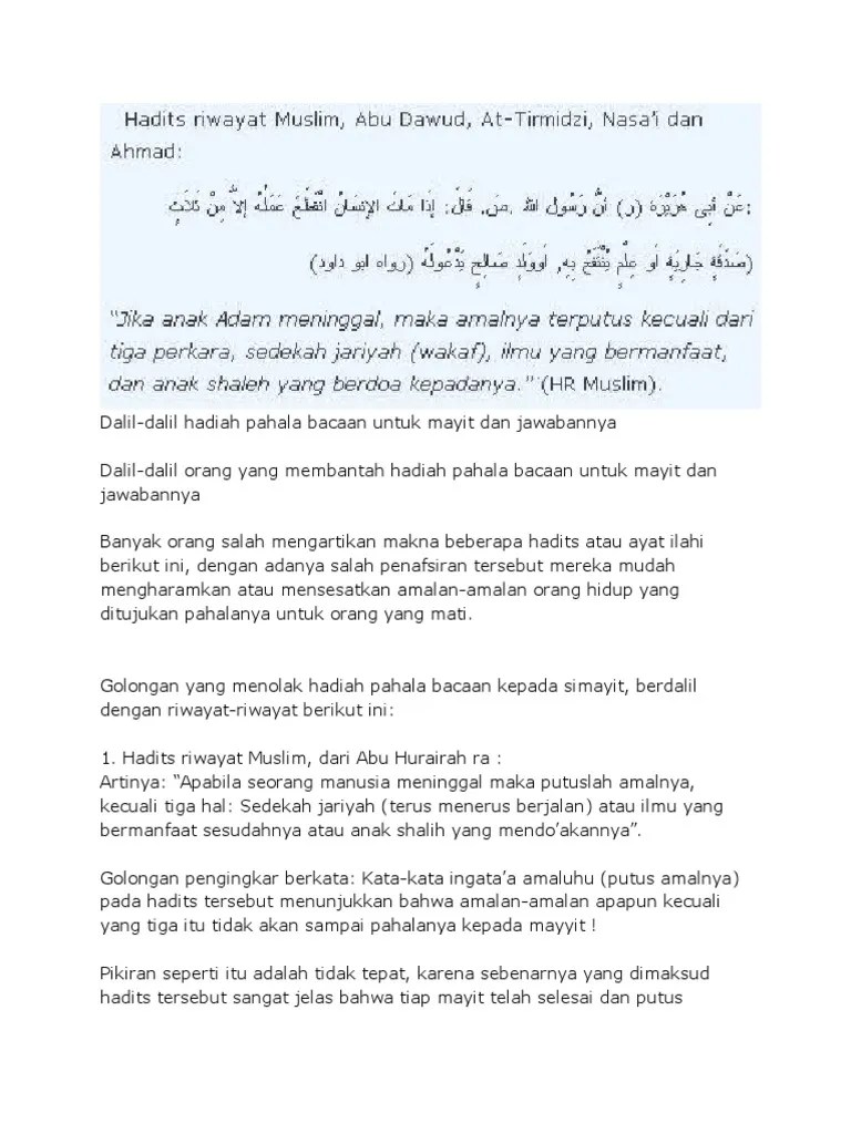 3 Amal Yng Tidak Putus | PDF