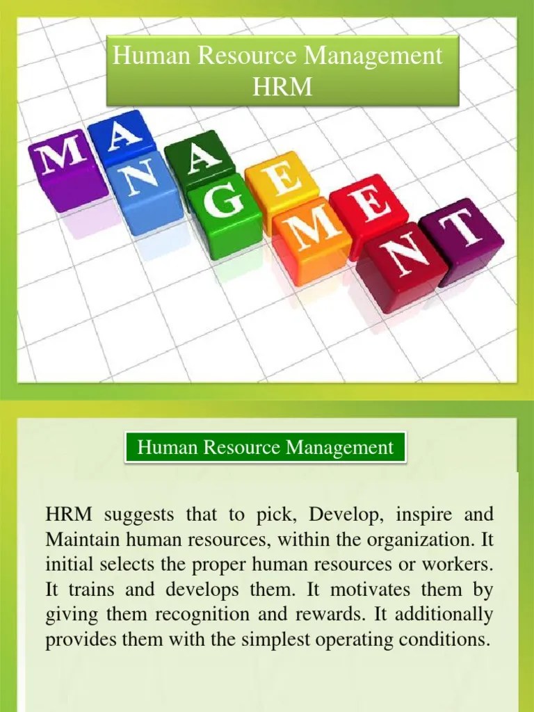 Human Resource Management Training | PDF | Human Resource Management ...