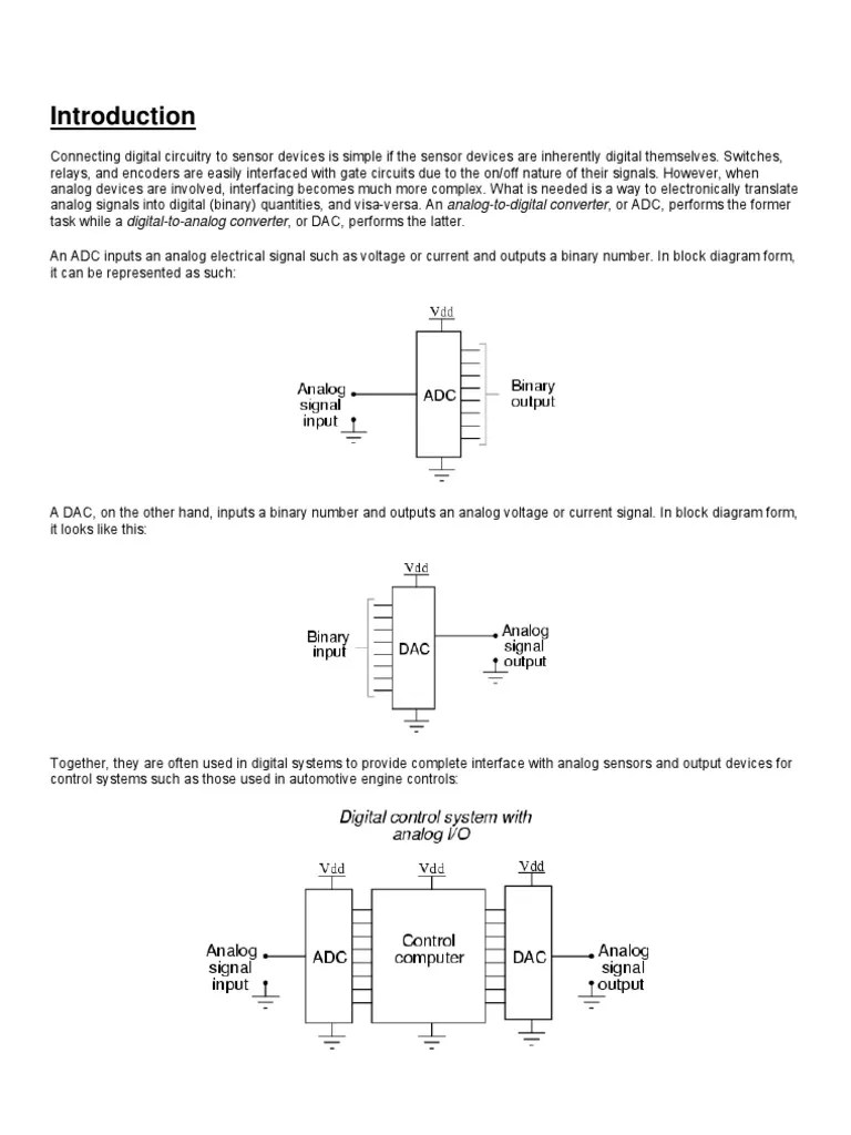 ADC Basics | PDF | Analog To Digital Converter | Analogue Electronics