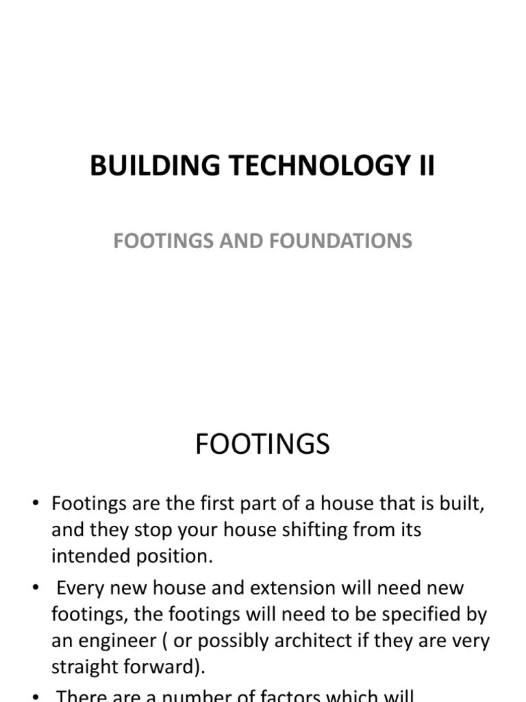 Building Foundation Types | PDF | Deep Foundation | Foundation ...