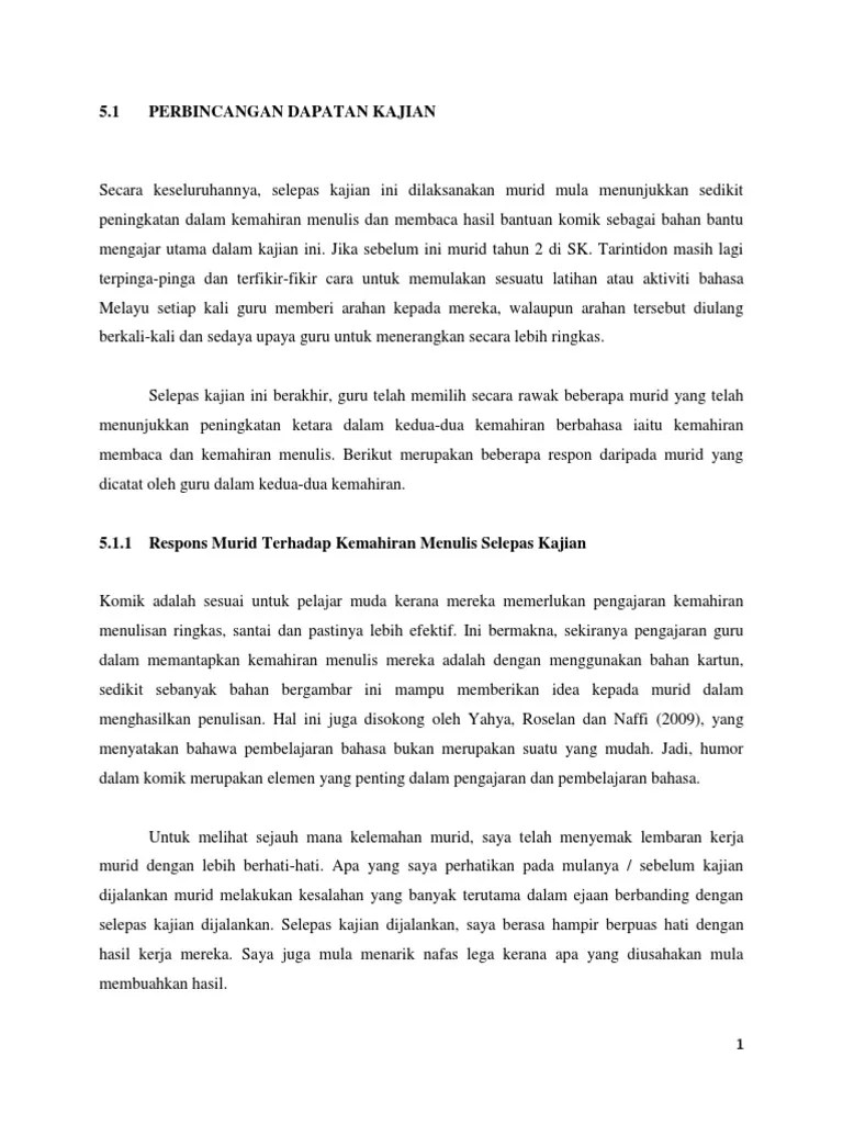 Data kajian dianalisis dan dipaparkan secara kuantitatif dan . Dapatan Kajian Dan Perbincangan
