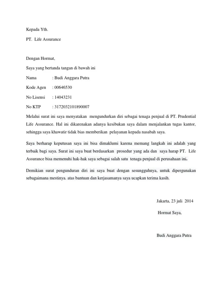 Polisi insurans aia ini juga kurang menepati keperluan kesihatan saya dan keluarga saya. Contoh Surat Pembatalan Polis Asuransi Sunlife Delinewstv