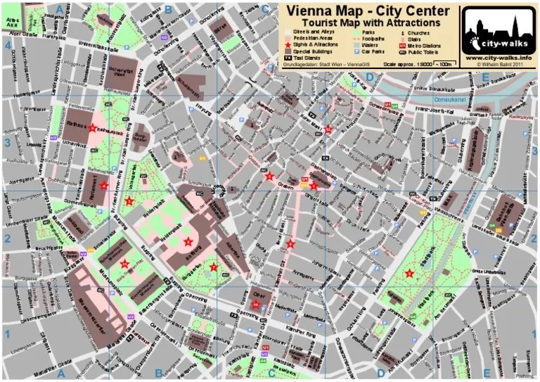 Vienna City Center Map PDF.