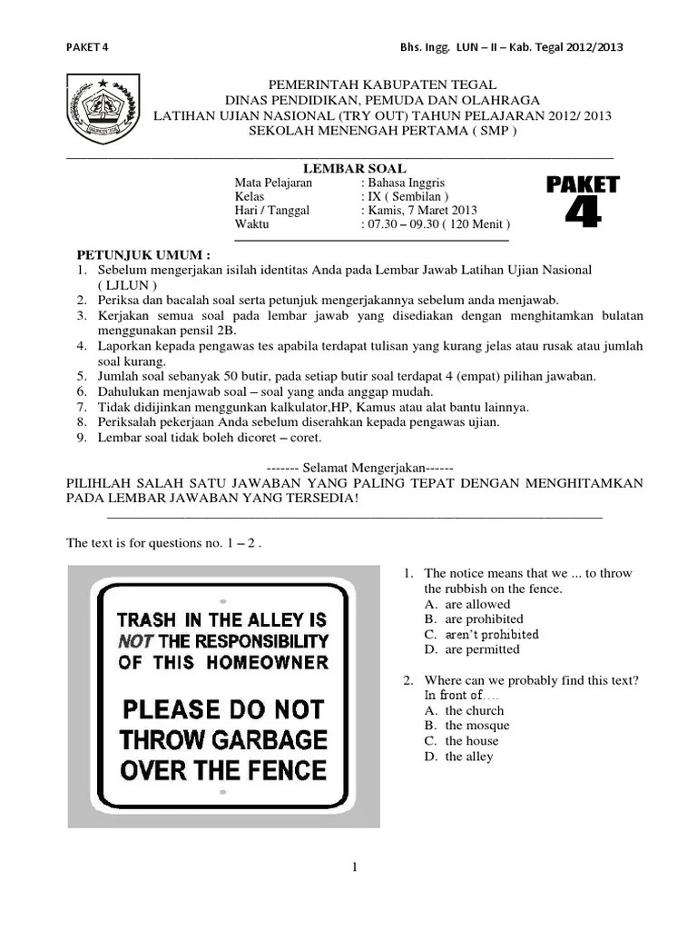 Soal Cerdas Cermat Genre Studi Indonesia