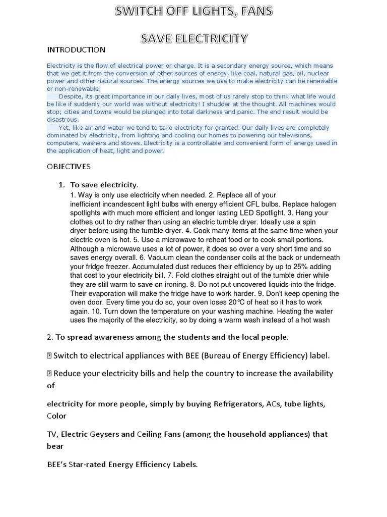Simple Steps To Save Electricity: Effective Methods For Reducing Home Energy Consumption And ...