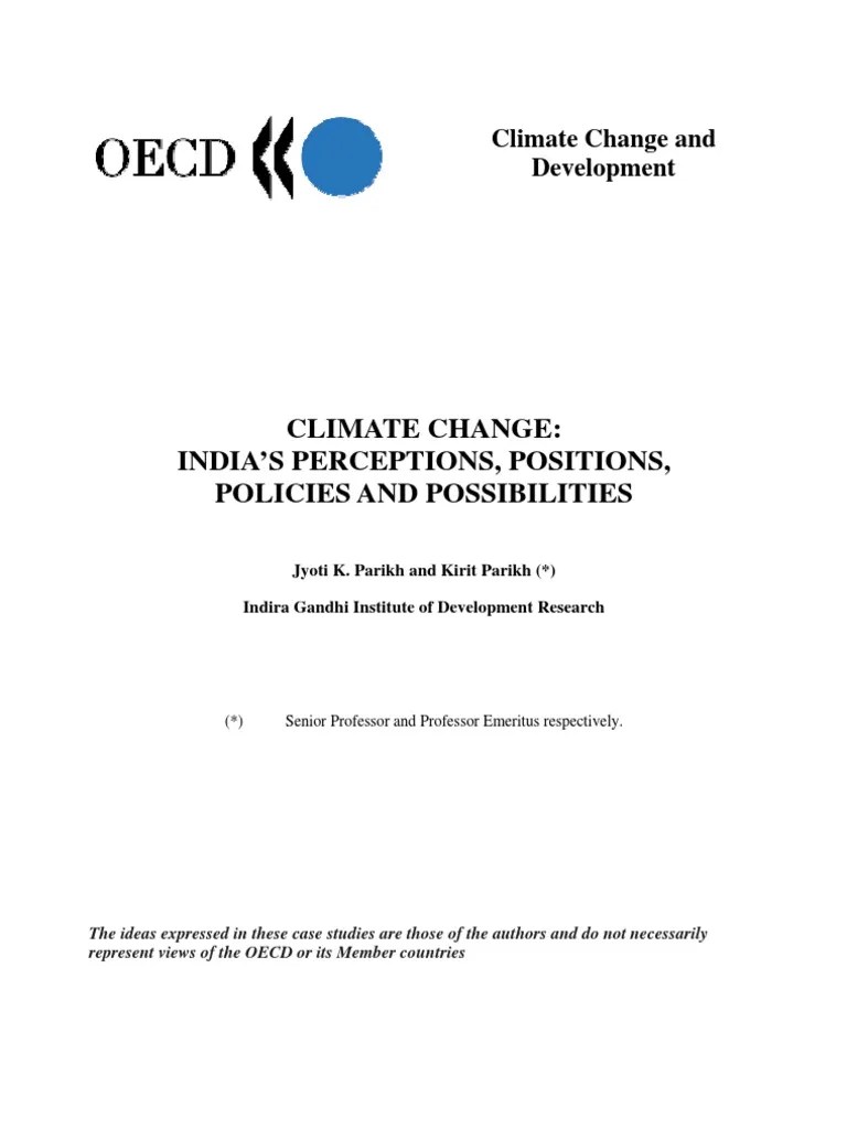 India Climate Change | PDF | Greenhouse Gas | Renewable Energy