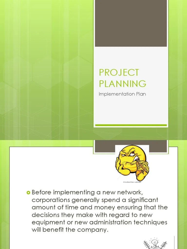 A Comprehensive Plan For Implementing A New Network Infrastructure ...