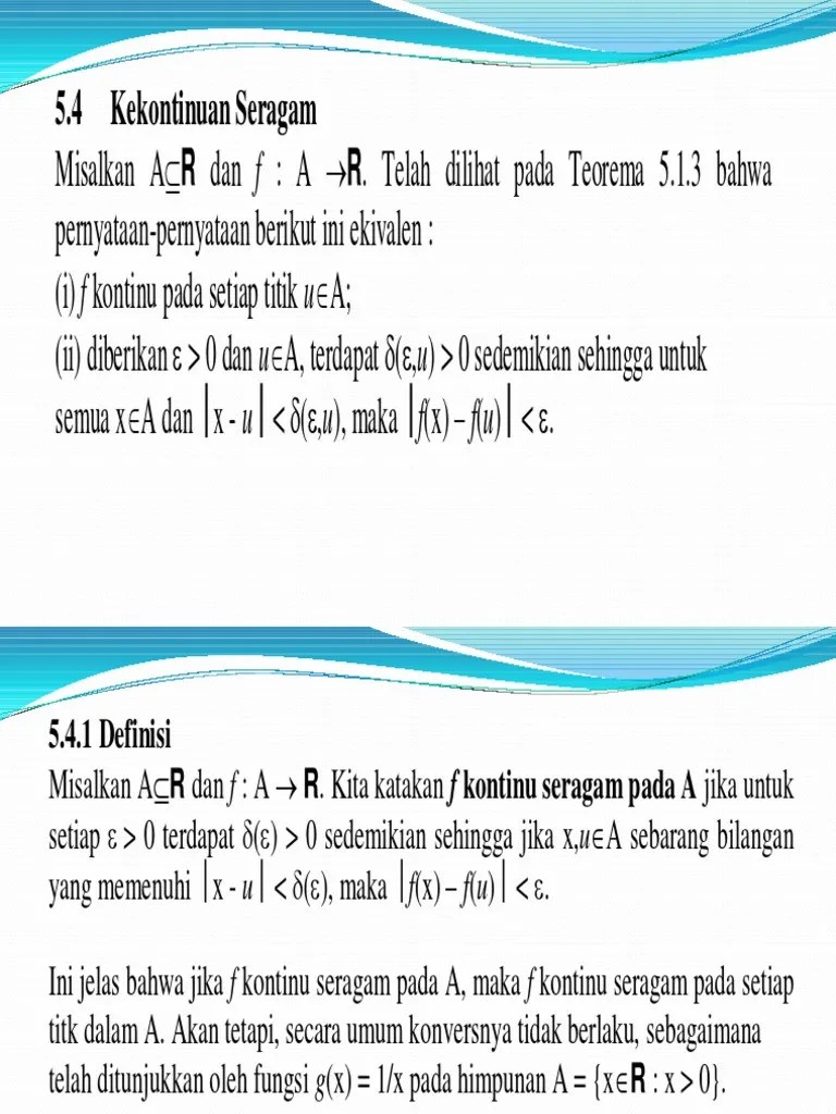 Analisis Real 1 | PDF