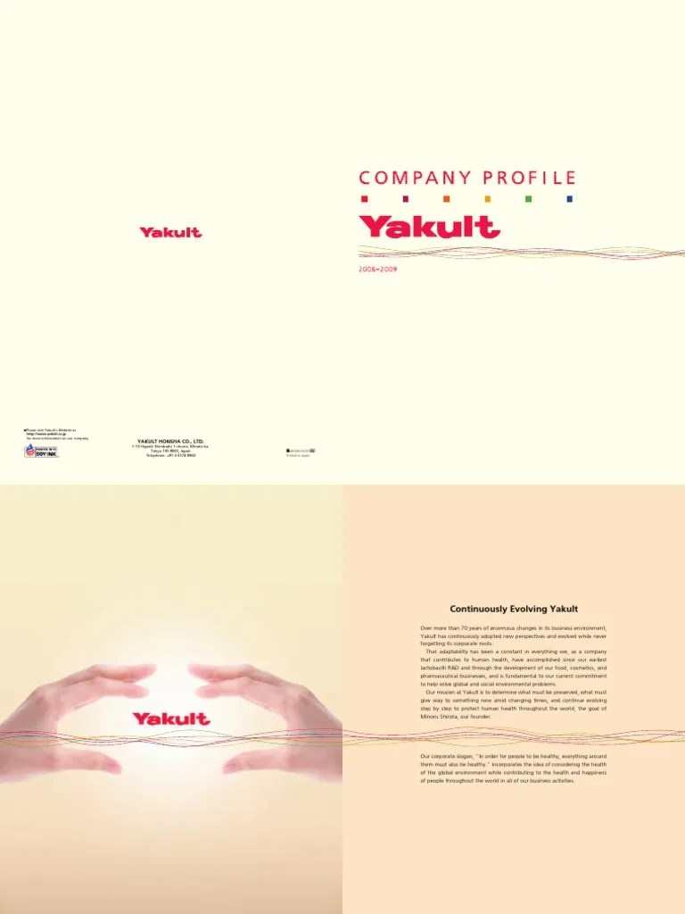 Yakult's Profile | PDF | Probiotic | Lactobacillus