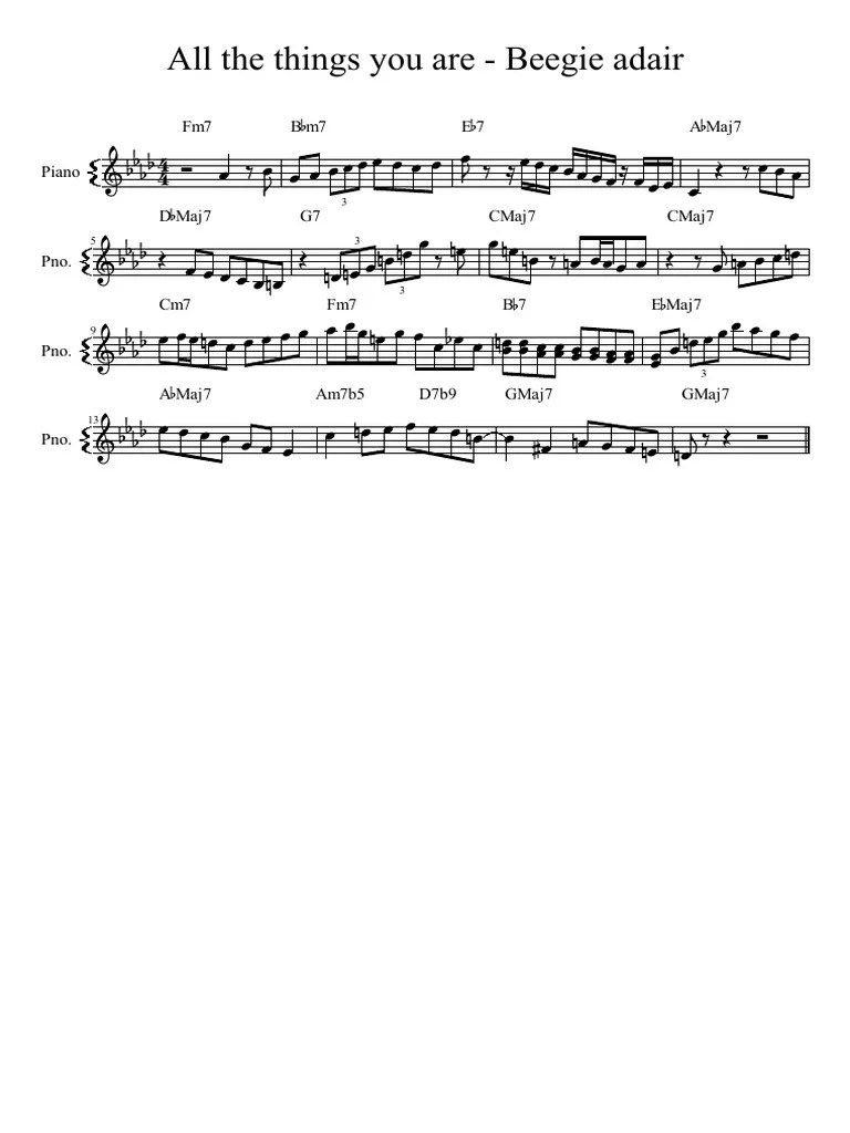 Tunescribers Unfettable Sheet Music 