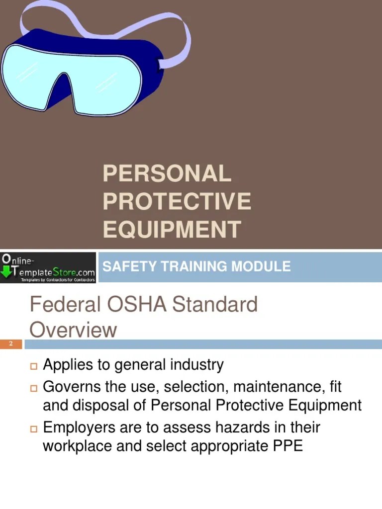 A Comprehensive Guide To Personal Protective Equipment Safety ...