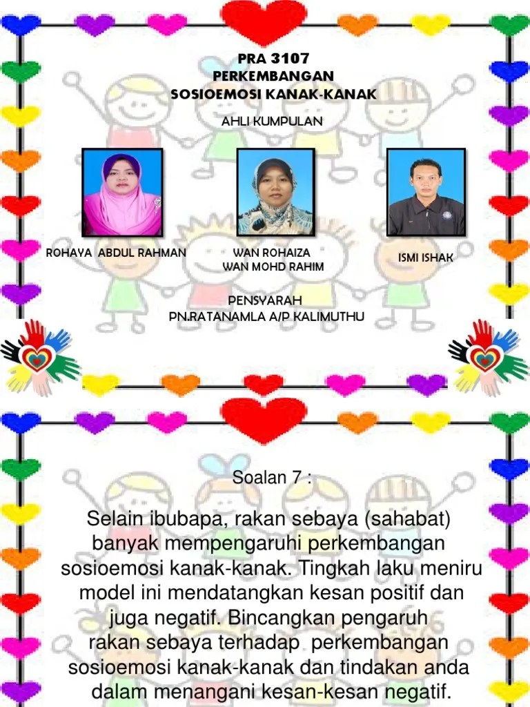 Pengaruh rakan sebaya in english. Pengaruh Rakan Sebaya Kanak Kanak Pdf