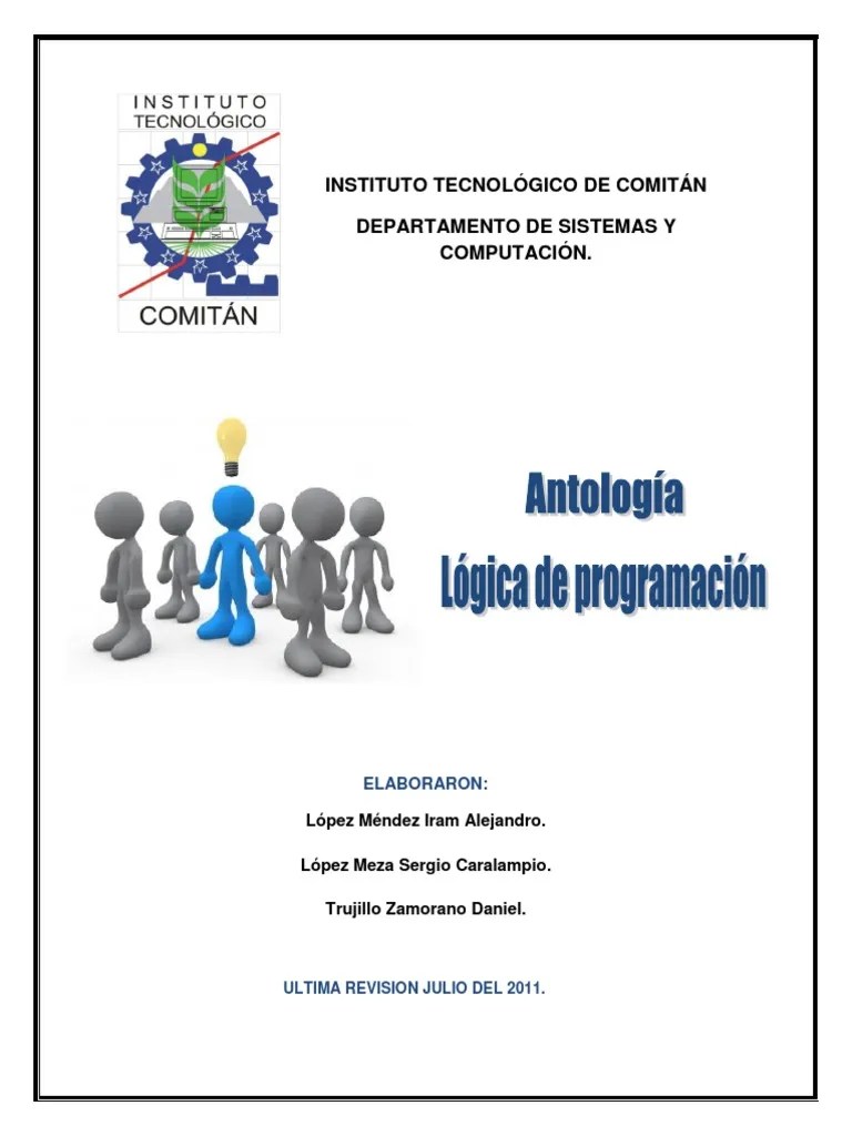 Logica De Programación PDF | Algoritmos | Lenguaje De Programación