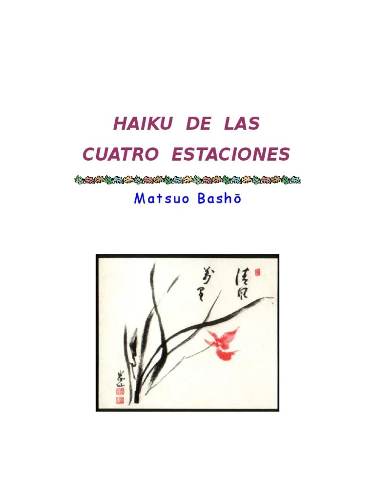 Basho Matsuo - Haiku De Las Cuatro Estaciones | PDF | Haiku | Los Símbolos