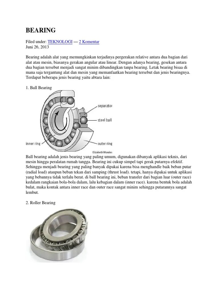 Bearing | PDF