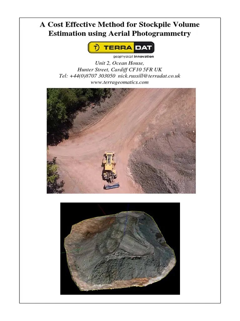 Pdf Stockpile Volume Estimation Calculation Based On Terrestrial Laser Scanner Tls Data - Vintage Photo Collection - Ultra HD Quality