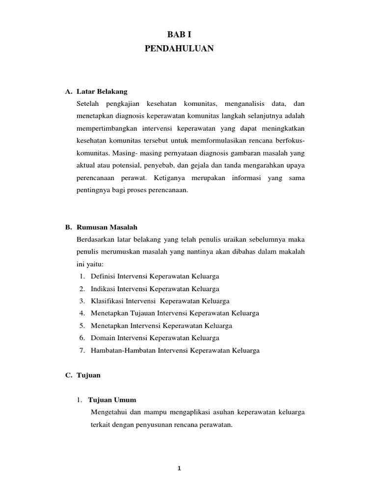 Kesehatan dilaksanakan di sdn 30 cubadak air, lubuk lintah,. Intervensi Keperawatan Pdf