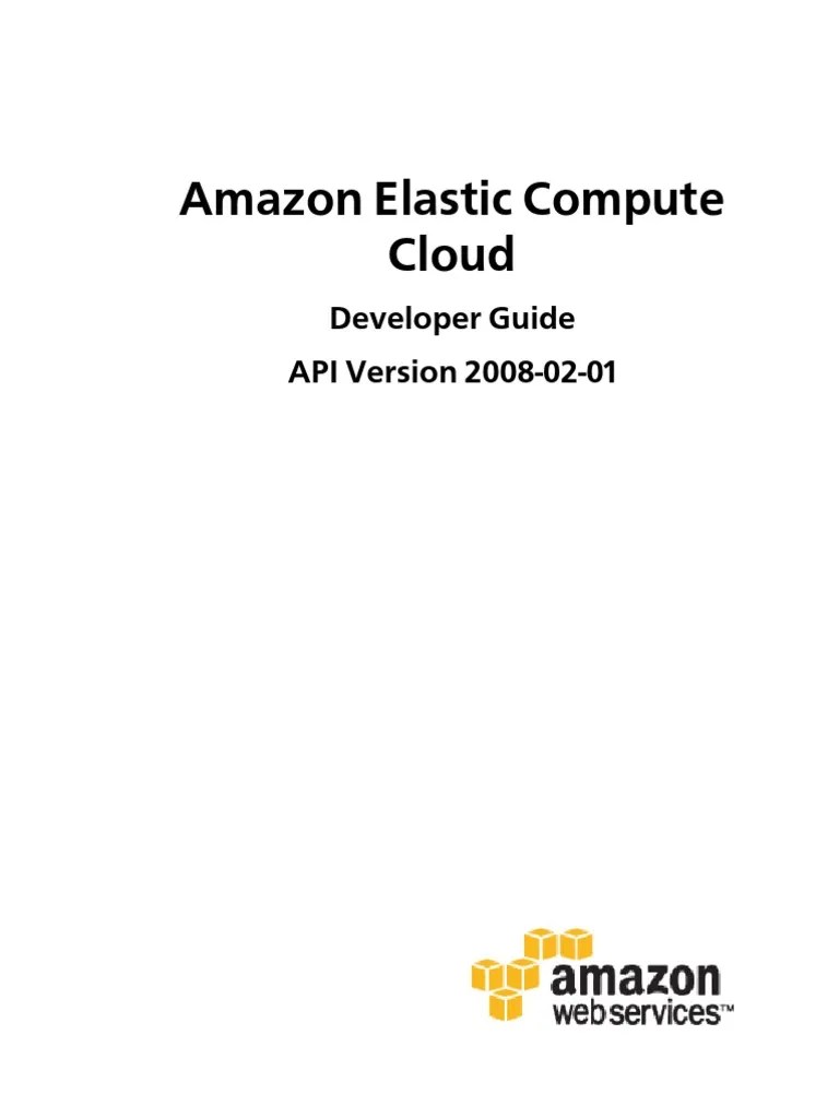 Amazon EC2 API | PDF | File System | Amazon Web Services