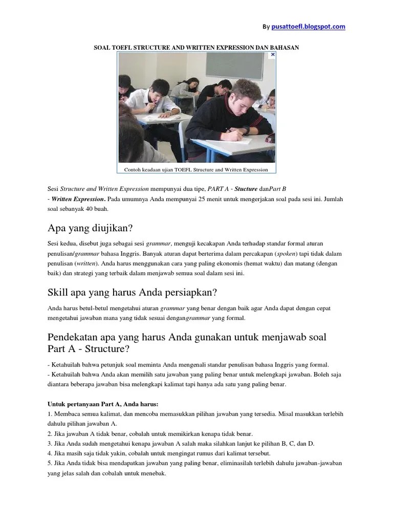 The toefl itp test has three sections: Blog Archives Baldcirclear