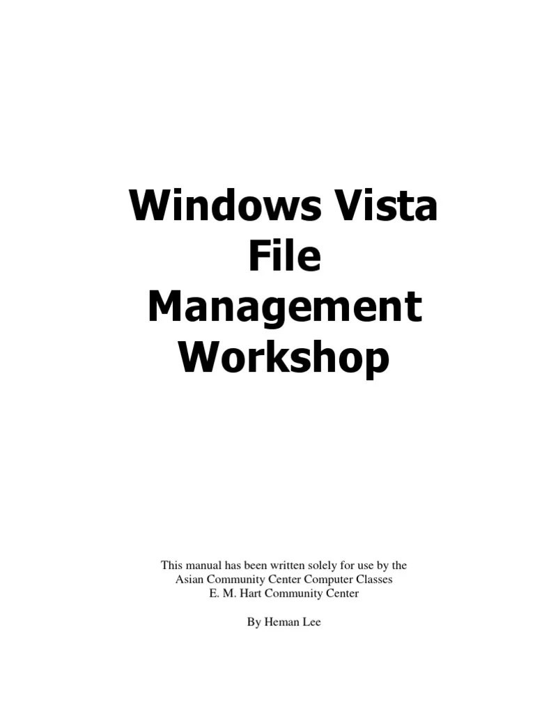 Windows Explorer File Management Guide Pdf Icon Computing